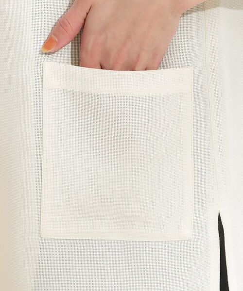 SHOO・LA・RUE / シューラルー ベスト | 【S-LL】夏のレイヤードコーデに さらりと着られるメッシュジレ | 詳細18