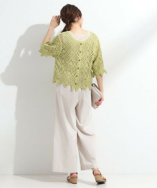 SHOO・LA・RUE / シューラルー カーディガン・ボレロ | 【2WAY】大人のほんのり甘いスタイルに クロシェレースカーディガン | 詳細13