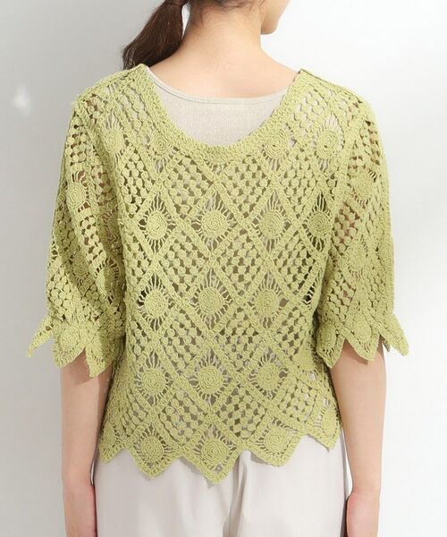 SHOO・LA・RUE / シューラルー カーディガン・ボレロ | 【2WAY】大人のほんのり甘いスタイルに クロシェレースカーディガン | 詳細24