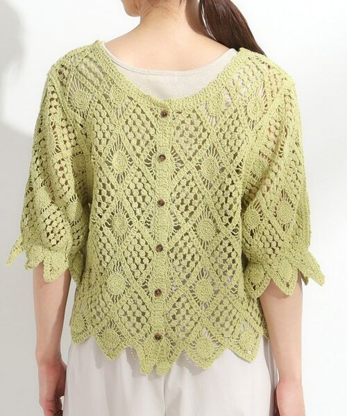 SHOO・LA・RUE / シューラルー カーディガン・ボレロ | 【2WAY】大人のほんのり甘いスタイルに クロシェレースカーディガン | 詳細29