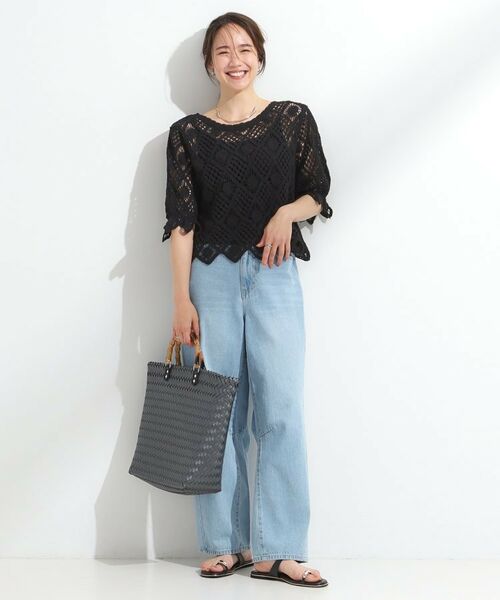 SHOO・LA・RUE / シューラルー カーディガン・ボレロ | 【2WAY】大人のほんのり甘いスタイルに クロシェレースカーディガン | 詳細6