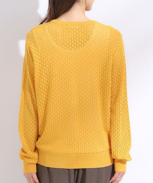 SHOO・LA・RUE / シューラルー カーディガン・ボレロ | 【S-LL】透かし編みが大人上品 マルチボタンニットカーディガン | 詳細19