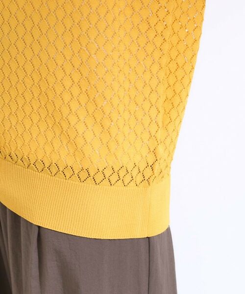 SHOO・LA・RUE / シューラルー カーディガン・ボレロ | 【S-LL】透かし編みが大人上品 マルチボタンニットカーディガン | 詳細22