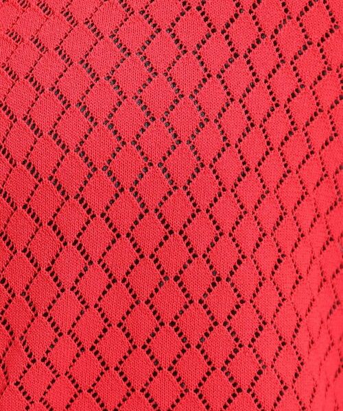 SHOO・LA・RUE / シューラルー カーディガン・ボレロ | 【S-LL】透かし編みが大人上品 マルチボタンニットカーディガン | 詳細8