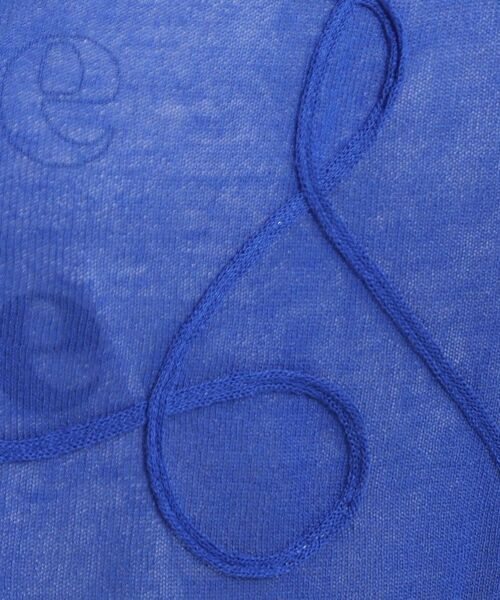 SHOO・LA・RUE / シューラルー カーディガン・ボレロ | ニュアンスデザインがこなれ見え 刺繍デザイン シアーカーディガン | 詳細16