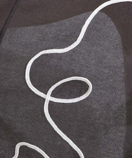 SHOO・LA・RUE / シューラルー カーディガン・ボレロ | ニュアンスデザインがこなれ見え 刺繍デザイン シアーカーディガン | 詳細8