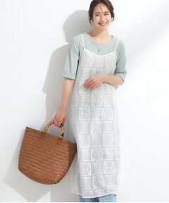 SHOO・LA・RUE / シューラルー ミニ丈・ひざ丈ワンピース | 【S-LL】レースキャミワンピース