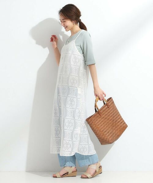 SHOO・LA・RUE / シューラルー ミニ丈・ひざ丈ワンピース | 【S-LL】レースキャミワンピース | 詳細2