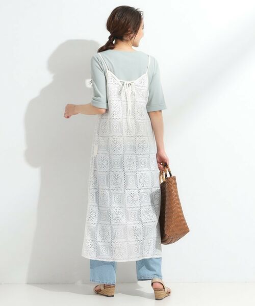 SHOO・LA・RUE / シューラルー ミニ丈・ひざ丈ワンピース | 【S-LL】レースキャミワンピース | 詳細3