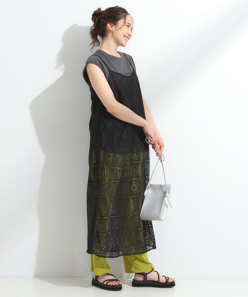 SHOO・LA・RUE / シューラルー ミニ丈・ひざ丈ワンピース | 【S-LL】レースキャミワンピース | 詳細6