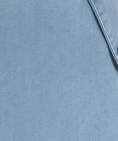 SHOO・LA・RUE / シューラルー デニムパンツ | 【洗える/S-LL/ひんやり】金ボタンがアクセント 大人のデニムガウチョパンツ | 詳細8