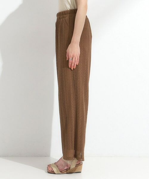 SHOO・LA・RUE / シューラルー パンツ | 【S-LL】クロシェ風レースイージーワイドパンツ | 詳細14