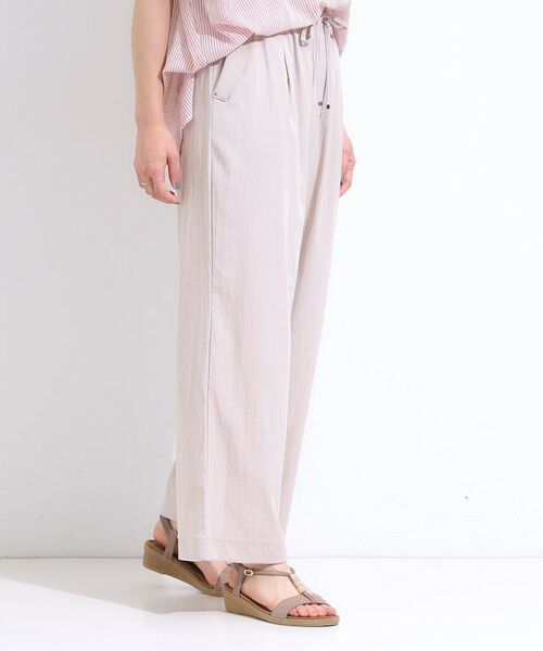 SHOO・LA・RUE / シューラルー パンツ | 【着丈選べる】触れる度ひんやり ゆるきれい イージーワイドパンツ | 詳細16