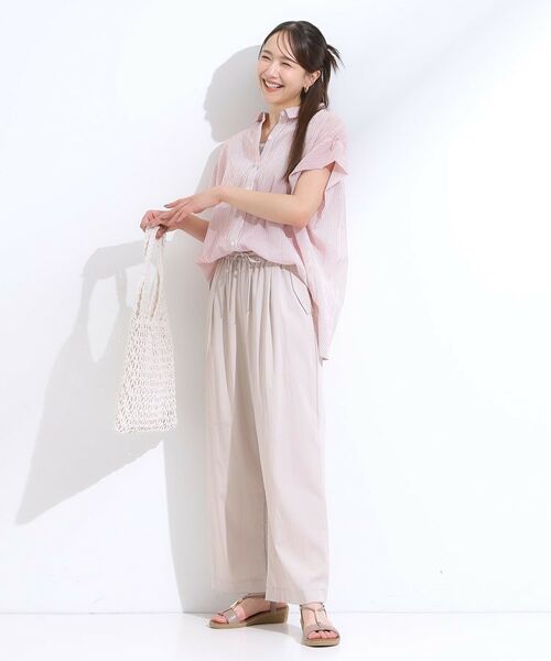 SHOO・LA・RUE / シューラルー パンツ | 【着丈選べる】触れる度ひんやり ゆるきれい イージーワイドパンツ | 詳細17