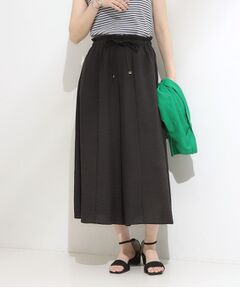 SHOO・LA・RUE / シューラルー ショート・ハーフ・半端丈パンツ | 【S-LL/ひんやり】さらっとタッチできれい見え ピンタックスカーチョ