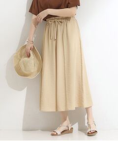 SHOO・LA・RUE / シューラルー ショート・ハーフ・半端丈パンツ | 【S-LL/ひんやり】さらっとタッチできれい見え ピンタックスカーチョ