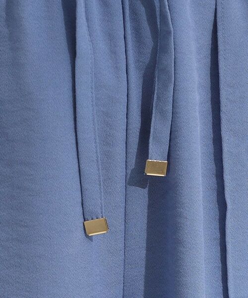 SHOO・LA・RUE / シューラルー ショート・ハーフ・半端丈パンツ | 【S-LL/ひんやり】さらっとタッチできれい見え ピンタックスカーチョ | 詳細11