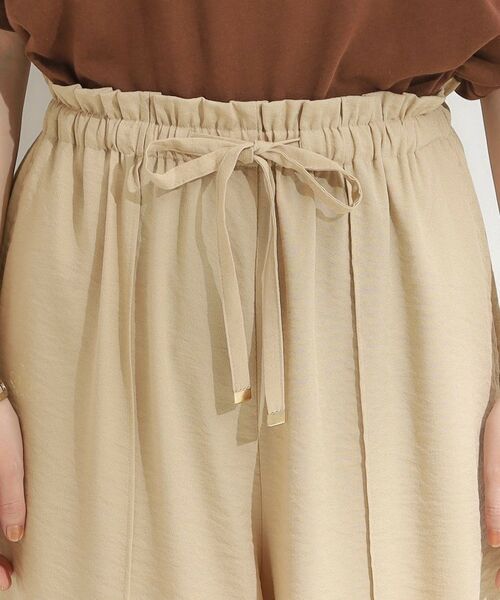 SHOO・LA・RUE / シューラルー ショート・ハーフ・半端丈パンツ | 【S-LL/ひんやり】さらっとタッチできれい見え ピンタックスカーチョ | 詳細19