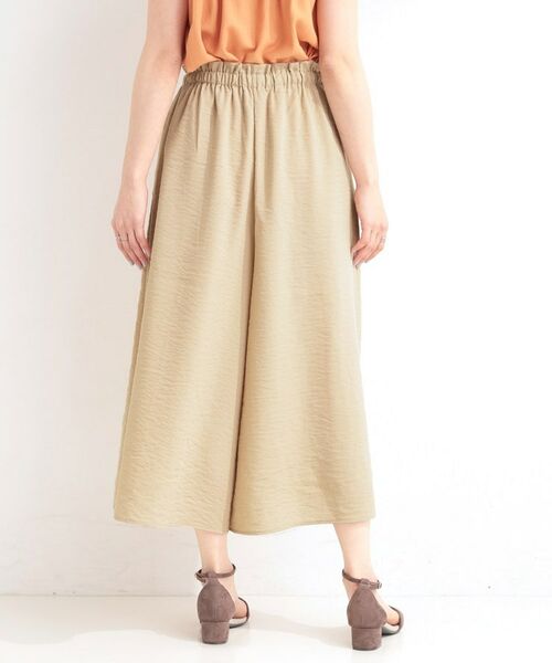 SHOO・LA・RUE / シューラルー ショート・ハーフ・半端丈パンツ | 【S-LL/ひんやり】さらっとタッチできれい見え ピンタックスカーチョ | 詳細25