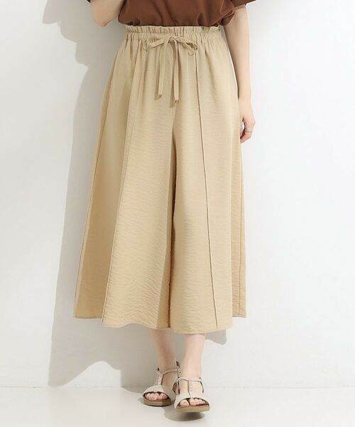 SHOO・LA・RUE / シューラルー ショート・ハーフ・半端丈パンツ | 【S-LL/ひんやり】さらっとタッチできれい見え ピンタックスカーチョ | 詳細27