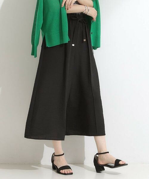 SHOO・LA・RUE / シューラルー ショート・ハーフ・半端丈パンツ | 【S-LL/ひんやり】さらっとタッチできれい見え ピンタックスカーチョ | 詳細5