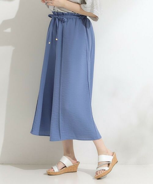 SHOO・LA・RUE / シューラルー ショート・ハーフ・半端丈パンツ | 【S-LL/ひんやり】さらっとタッチできれい見え ピンタックスカーチョ | 詳細9