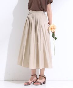 SHOO・LA・RUE / シューラルー ロング・マキシ丈スカート | 【洗える/S-LL/撥水】タックギャザー フレアスカート