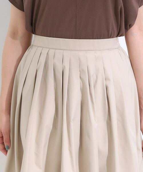 SHOO・LA・RUE / シューラルー ロング・マキシ丈スカート | 【洗える/S-LL/撥水】タックギャザー フレアスカート | 詳細12