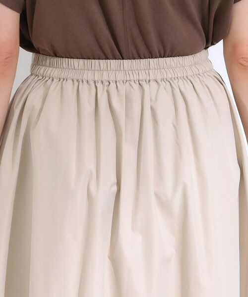 SHOO・LA・RUE / シューラルー ロング・マキシ丈スカート | 【洗える/S-LL/撥水】タックギャザー フレアスカート | 詳細13