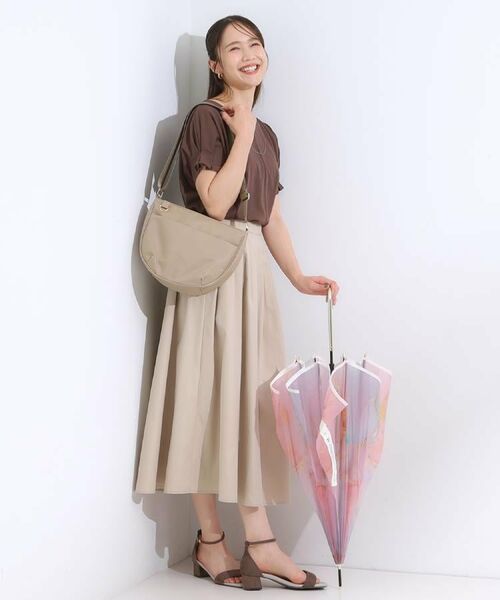 SHOO・LA・RUE / シューラルー ロング・マキシ丈スカート | 【洗える/S-LL/撥水】タックギャザー フレアスカート | 詳細16