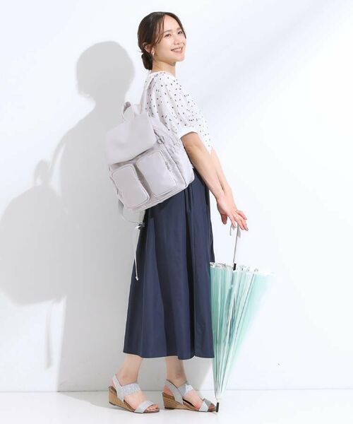 SHOO・LA・RUE / シューラルー ロング・マキシ丈スカート | 【洗える/S-LL/撥水】タックギャザー フレアスカート | 詳細17