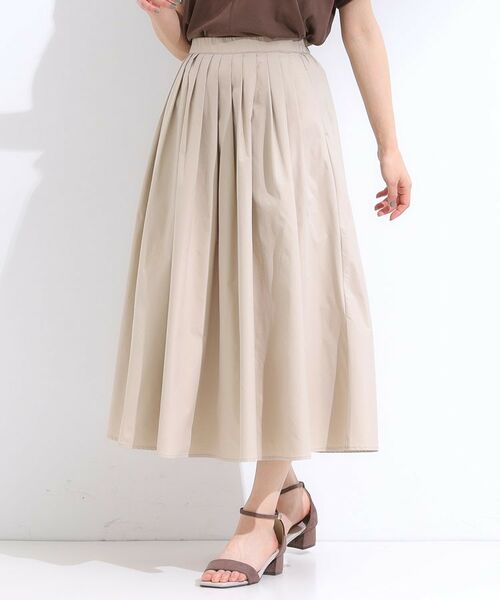 SHOO・LA・RUE / シューラルー ロング・マキシ丈スカート | 【洗える/S-LL/撥水】タックギャザー フレアスカート | 詳細5
