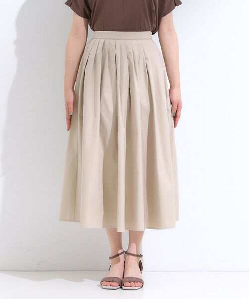 SHOO・LA・RUE / シューラルー ロング・マキシ丈スカート | 【洗える/S-LL/撥水】タックギャザー フレアスカート | 詳細9
