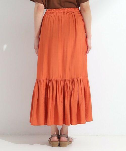 SHOO・LA・RUE / シューラルー ロング・マキシ丈スカート | 麻調ティアードスカート | 詳細19