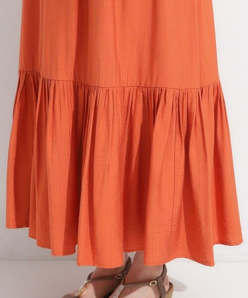 SHOO・LA・RUE / シューラルー ロング・マキシ丈スカート | 麻調ティアードスカート | 詳細21