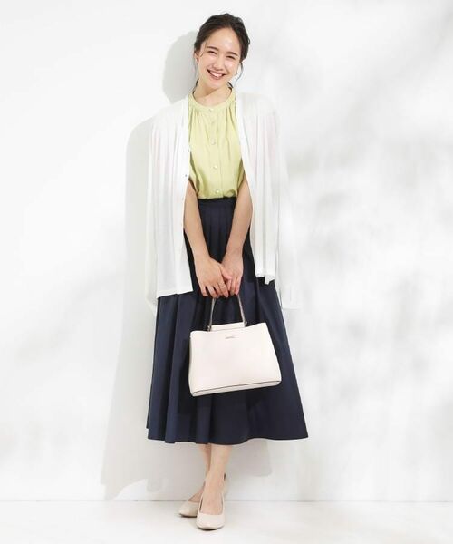 SHOO・LA・RUE / シューラルー シャツ・ブラウス | 【S-LL/洗濯後しわになりにくい】上品にきれい見え スラブギャザーブラウス | 詳細27