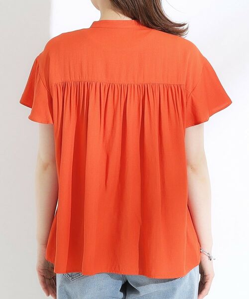 SHOO・LA・RUE / シューラルー シャツ・ブラウス | 【洗える/S-LL】一枚で着映え ティアード風 ギャザーブラウス | 詳細19