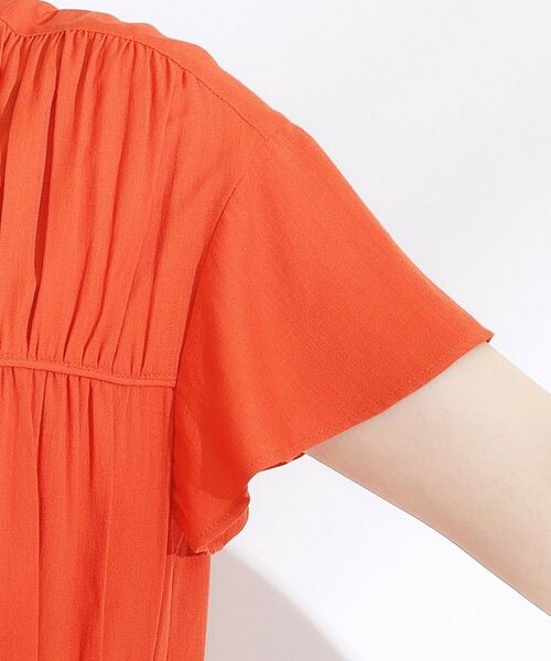 SHOO・LA・RUE / シューラルー シャツ・ブラウス | 【洗える/S-LL】一枚で着映え ティアード風 ギャザーブラウス | 詳細21