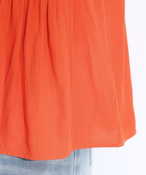 SHOO・LA・RUE / シューラルー シャツ・ブラウス | 【洗える/S-LL】一枚で着映え ティアード風 ギャザーブラウス | 詳細22