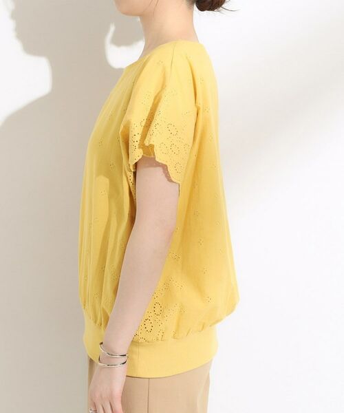 SHOO・LA・RUE / シューラルー カットソー | スカラップ刺繍レースが目を惹く ドルマントップス | 詳細18