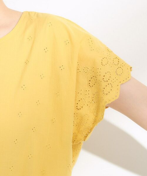 SHOO・LA・RUE / シューラルー カットソー | スカラップ刺繍レースが目を惹く ドルマントップス | 詳細21