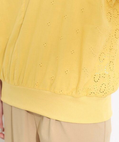 SHOO・LA・RUE / シューラルー カットソー | スカラップ刺繍レースが目を惹く ドルマントップス | 詳細22