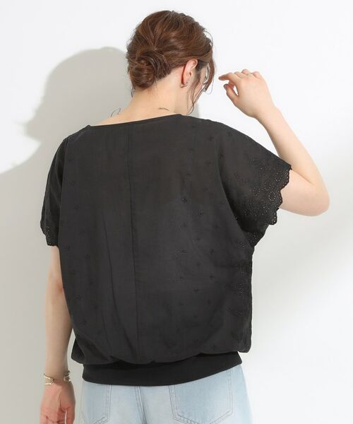 SHOO・LA・RUE / シューラルー カットソー | スカラップ刺繍レースが目を惹く ドルマントップス | 詳細6