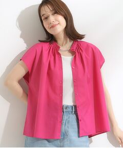 限定値下げ【新品未使用】pois blouse teeピンク　ブラウスティー 限定値下げ【新品未使用】pois blouse teeピンク ブラウスティー