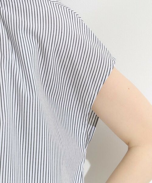 SHOO・LA・RUE / シューラルー シャツ・ブラウス | 【洗える/S-LL】プチフリル襟が女性らしい フレンチスリーブシャツ | 詳細20