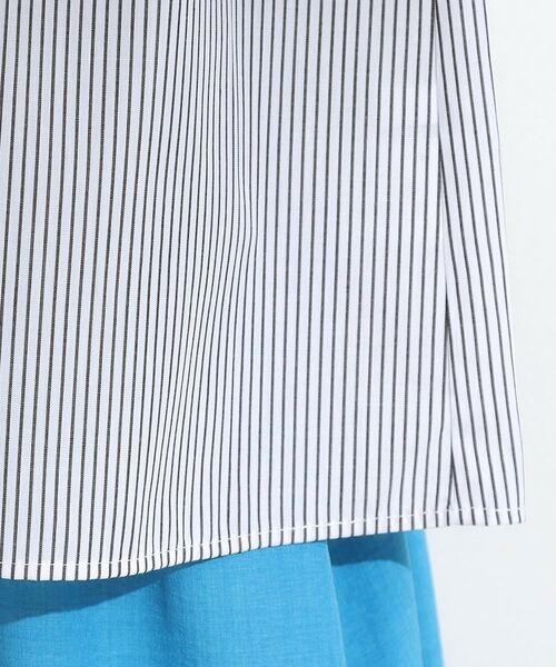 SHOO・LA・RUE / シューラルー シャツ・ブラウス | 【洗える/S-LL】プチフリル襟が女性らしい フレンチスリーブシャツ | 詳細22