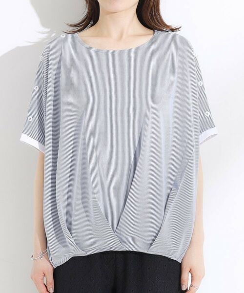 SHOO・LA・RUE / シューラルー カットソー | 【ひんやり/UV】高気温でも快適に インせず決まるドルマントップス | 詳細13