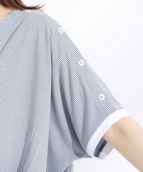 SHOO・LA・RUE / シューラルー カットソー | 【ひんやり/UV】高気温でも快適に インせず決まるドルマントップス | 詳細17