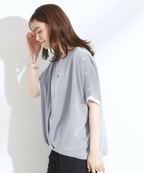 SHOO・LA・RUE / シューラルー カットソー | 【ひんやり/UV】高気温でも快適に インせず決まるドルマントップス | 詳細2