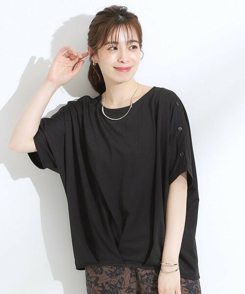 SHOO・LA・RUE / シューラルー カットソー | 【ひんやり/UV】高気温でも快適に インせず決まるドルマントップス | 詳細5